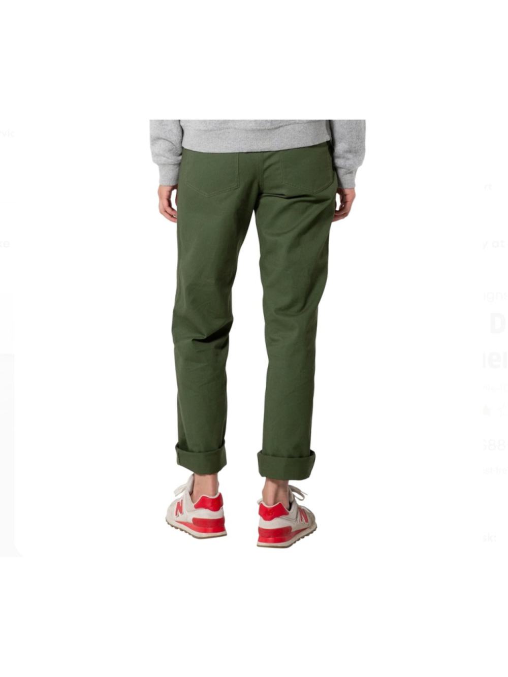 Topo Designs Green Trousers Size 6, Field Pants Straight leg, New without tags - Picture 3 of 12